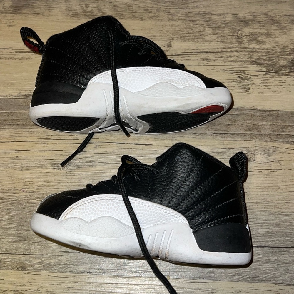 Kid Black and Whote Jordans